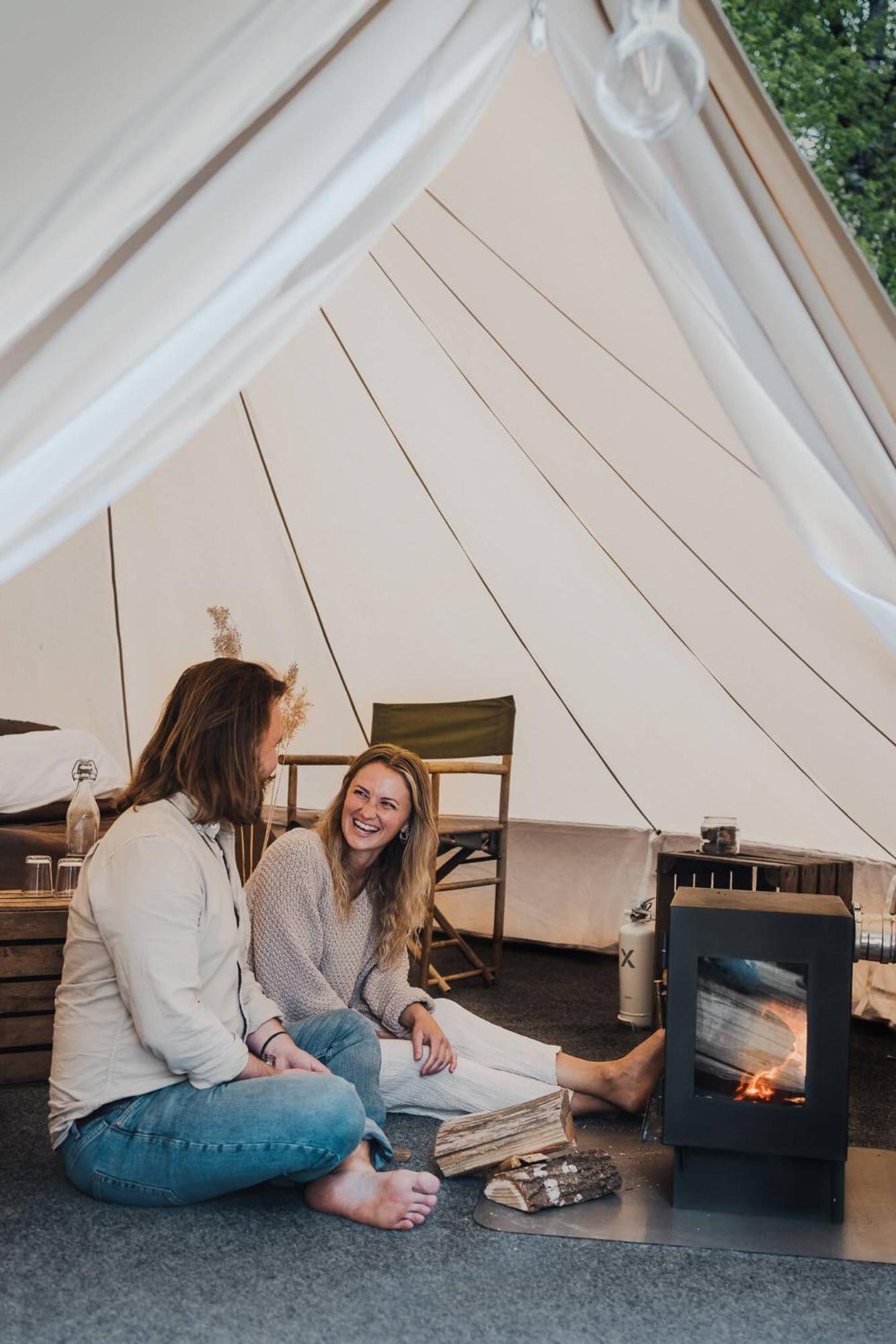 Falkeroed - Lyxig Glamping I Naturreservat Ink Frukost เกรบเบอสตัด ภายนอก รูปภาพ
