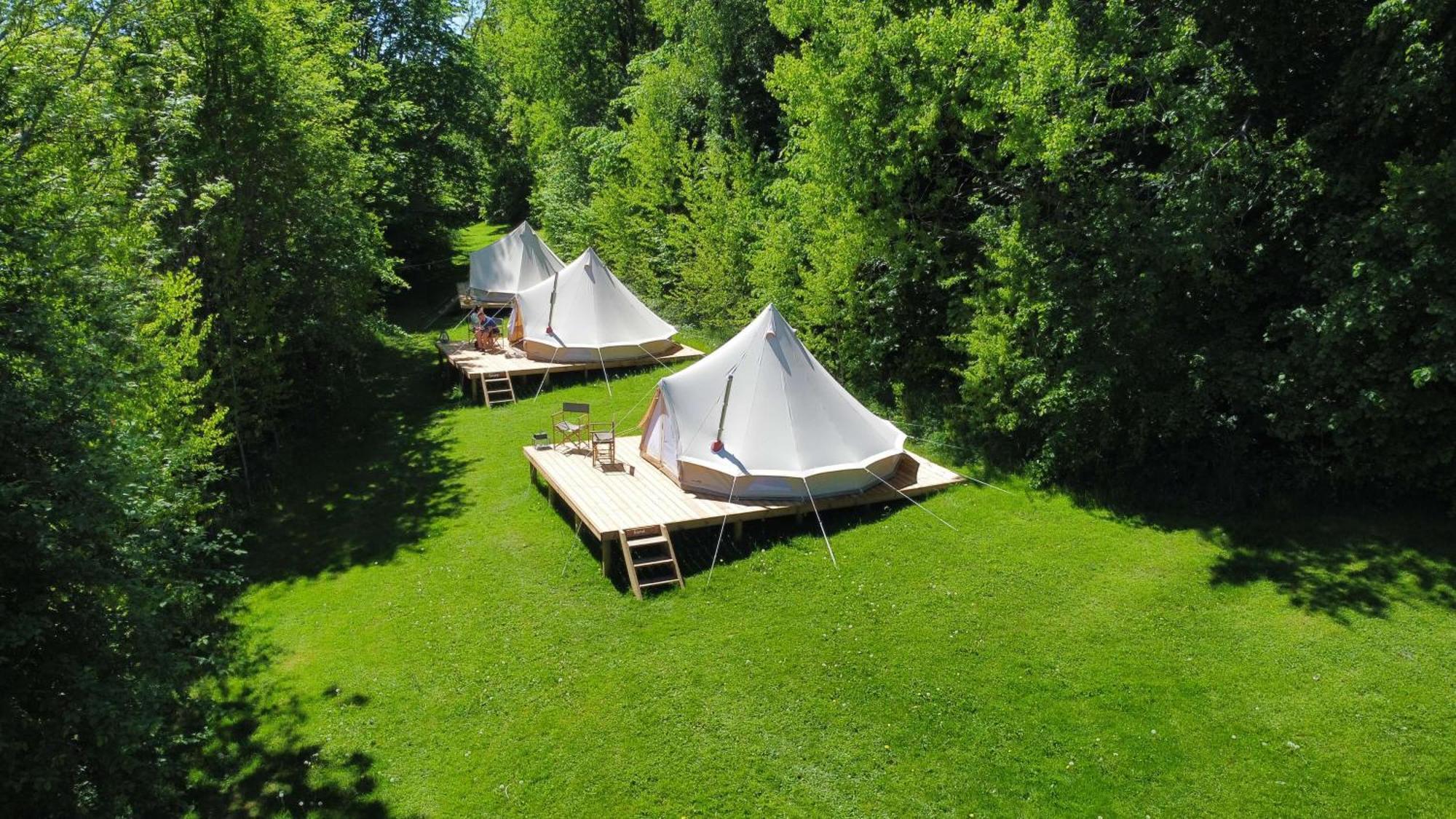Falkeroed - Lyxig Glamping I Naturreservat Ink Frukost เกรบเบอสตัด ภายนอก รูปภาพ