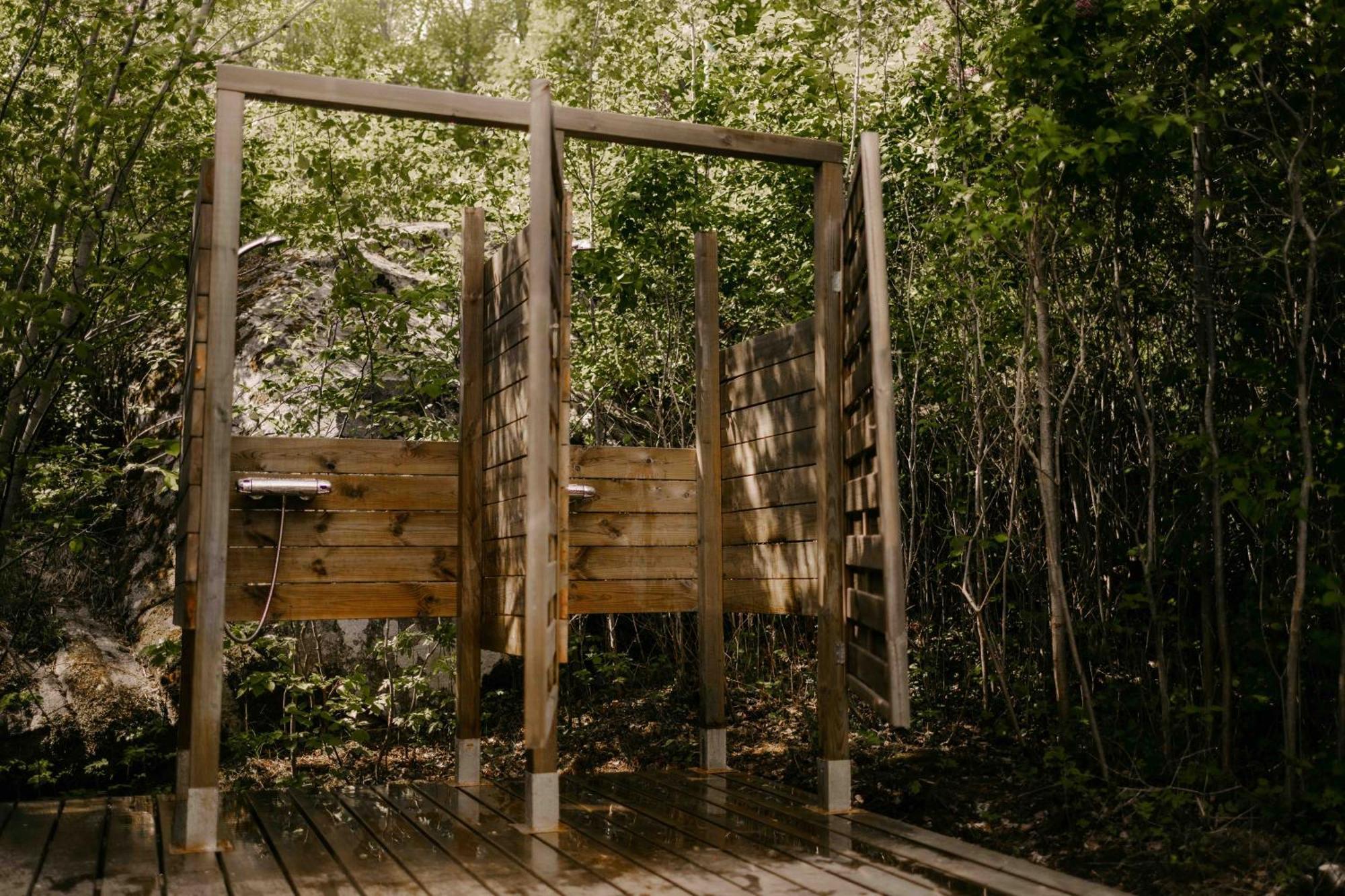 Falkeroed - Lyxig Glamping I Naturreservat Ink Frukost เกรบเบอสตัด ภายนอก รูปภาพ
